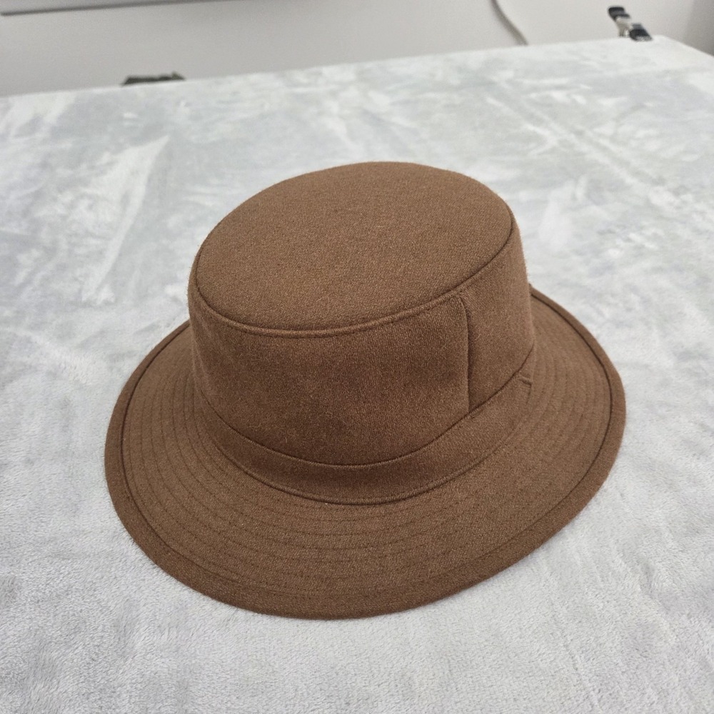 Duluth Trading Crusher Winter Wool Hat Mens L Brown Lined Ear Flap Fedora 60512